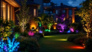 color changing landscape lighting