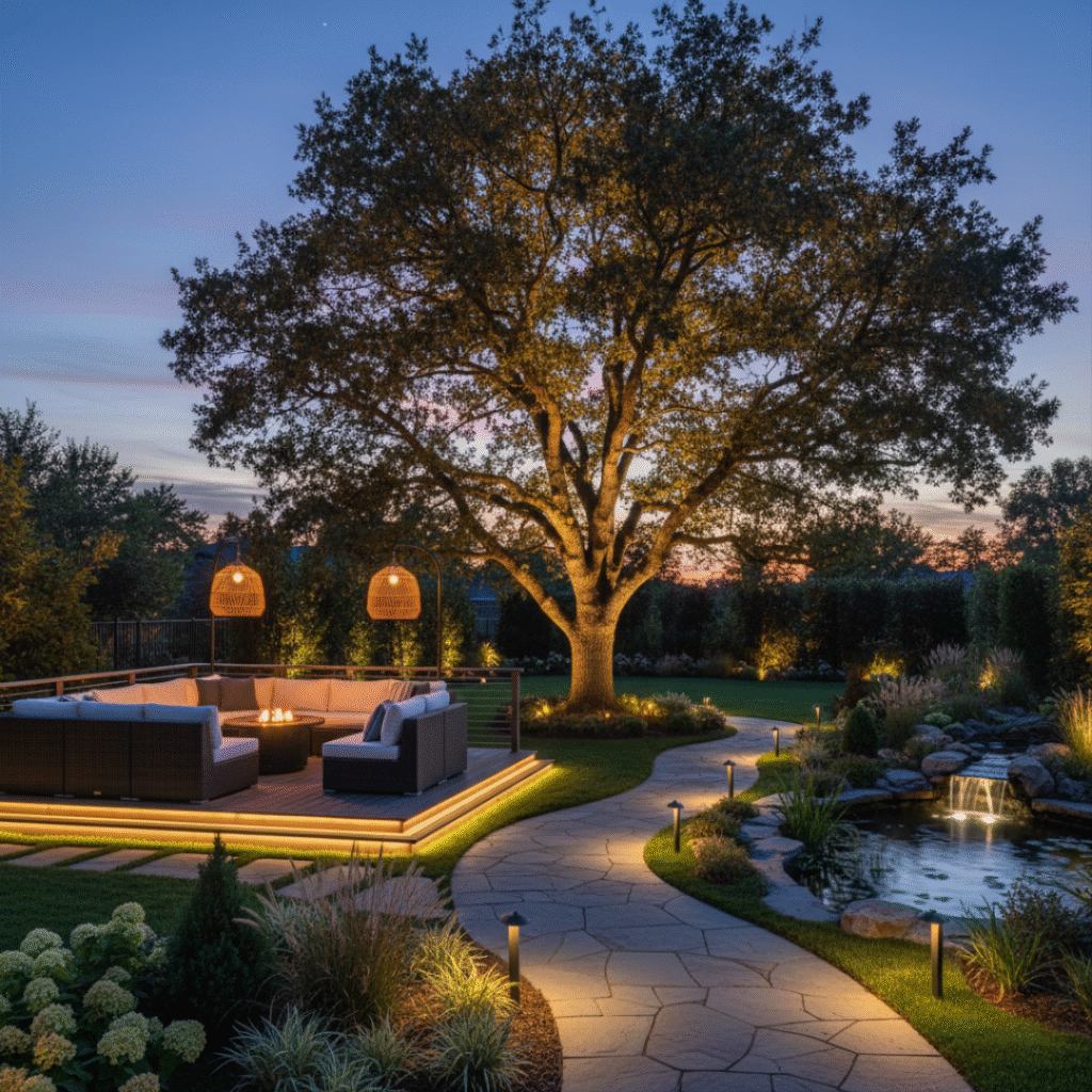 landscape lighting zones