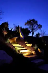 Landscape Lighting for Steep Slopes