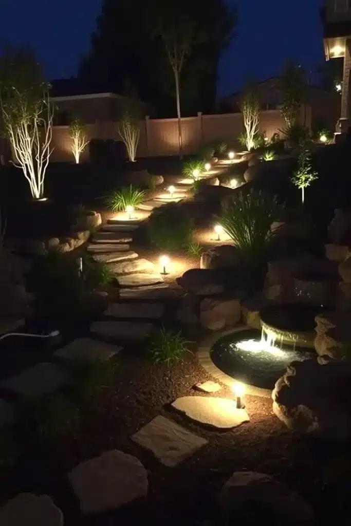  Landscape Lighting for Steep Slopes