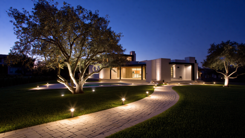 Modern Minimalist Landscape Lighting
